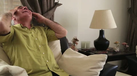 Man having headache Stock Footage 49819124