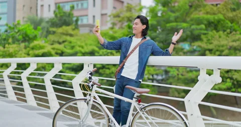 Man having video call Stock Footage 220774523