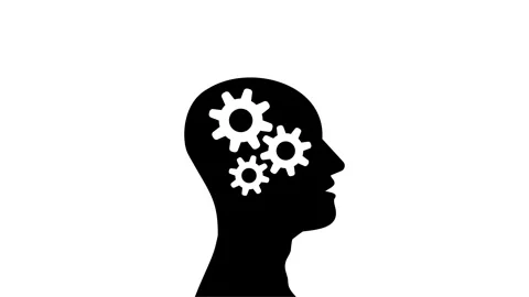 Man head with gear icon. Motion graphic design. Stock Footage 274278523