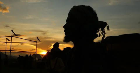 Man Head Silhouette Stock Footage 291969668
