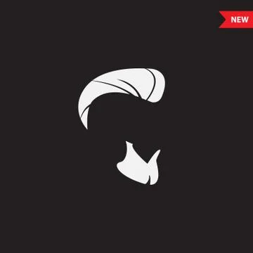 Man head style Stock Illustration