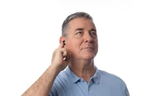 MAN WITH HEADSET Stock Photos