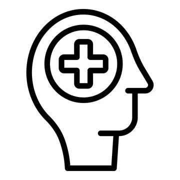 Man help icon outline vector. Child education Stock Illustration