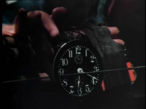 Man hesitating to set off time bomb Stock Footage 260255357