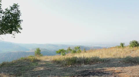Man hiking in mountains;  Stock Footage 35955235