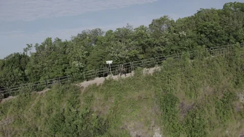 Man on Hill Video stock 259252688