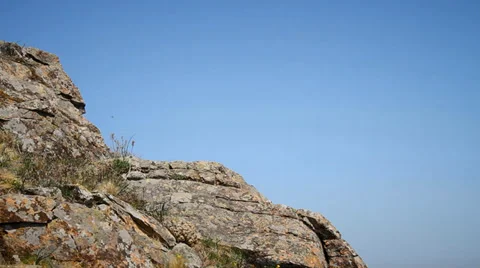 Man in the hills Stock Footage 37863272