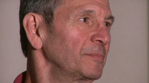 Man in His 60's (3 of 7) Stock Footage 294983