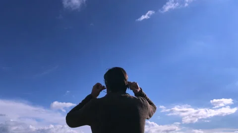 Man with his back free without mask Stock Footage 146230208