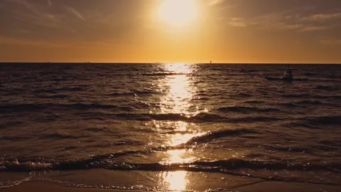 A man in his kayak Stock Footage 282781547