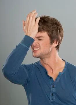 Man Hitting Forehead Stock Photos