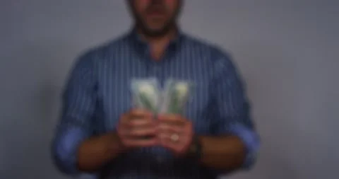A man holding a sign Stock Footage 155535083