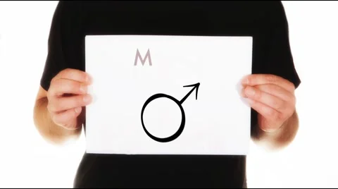 Man holding white message board with text mars and sign for planet mars Stock Footage 45874495