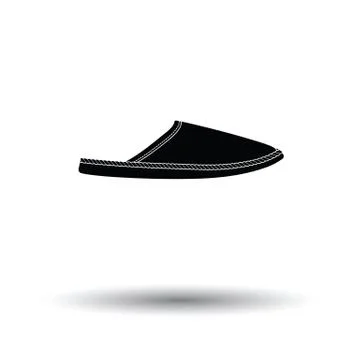 Man home slipper icon Stock Illustration