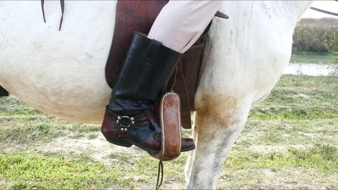 Man on horse 16 Video stock 82107995