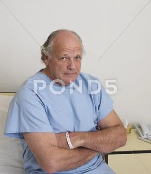 Man In Hospital Room