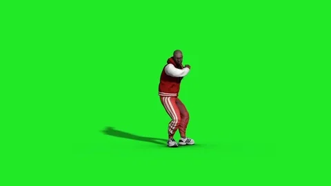 Man House Dance Dancer Green Screen 3D Rendering Animation Animals Video stock 82718434