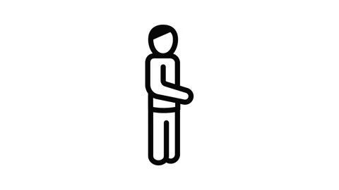 Man icon animation Stock Footage 152626166