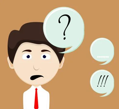 Man icon with bubble speech Stock Illustration