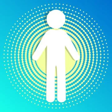 Man icon Illustrazione stock