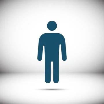 Man icon stock vector illustration flat design イラスト素材