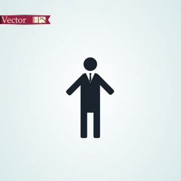 Man icon stock vector illustration Stock Illustration