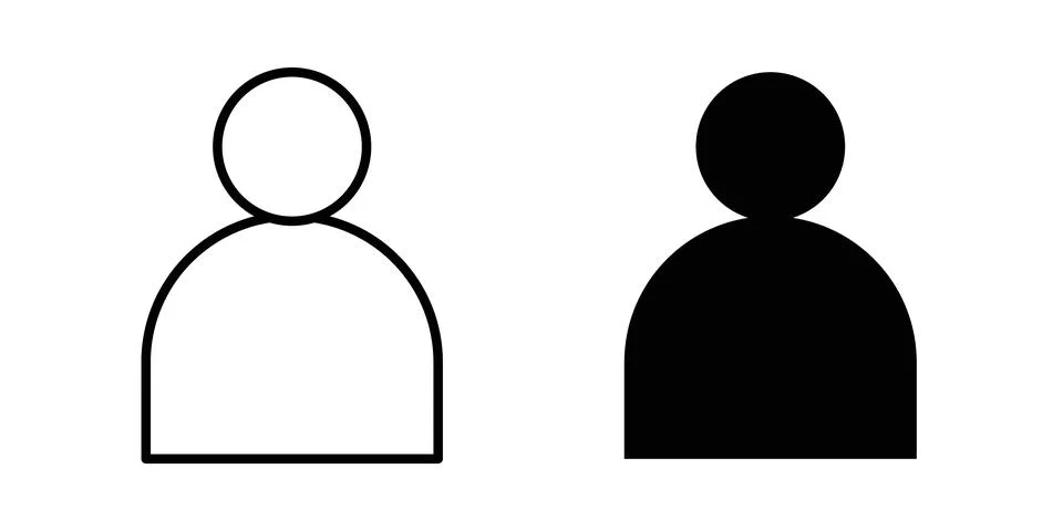 Man icon vector editable eps10 Stock Illustration