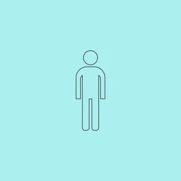 Man icon. Vector Stock Illustration