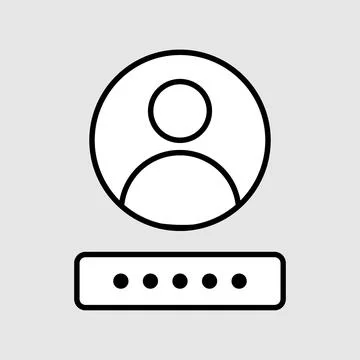 Man Icon vector. Simple flat symbol. Perfect Black pictogram illustration on Stock Illustration