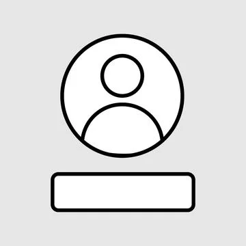 Man Icon vector. Simple flat symbol. Perfect Black pictogram illustration on Stock Illustration