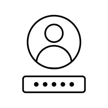 Man Icon vector. Simple flat symbol. Perfect Black pictogram illustration on Stock Illustration