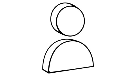 Man Icon whiteboard animation 4K footage Video stock 116575375