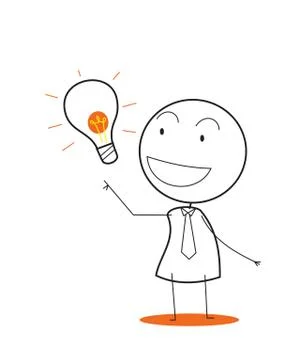Man idea Stock Illustration