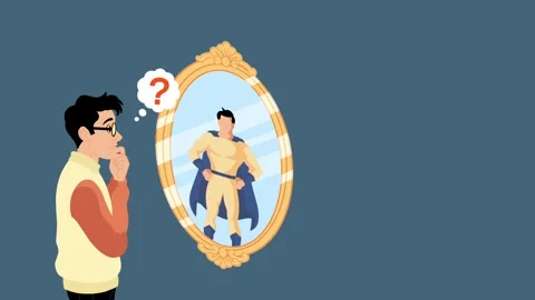 Man imagining his prime flow life Stock Footage 320821364