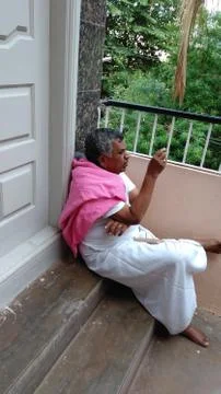 Man of india Foto stock