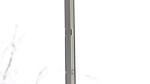 Man installing a step-ladder Stock Footage 70749983