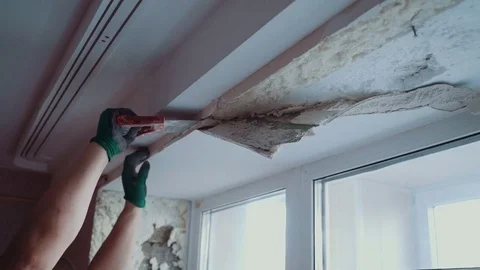 The man installs the windows Stock Footage 81501190