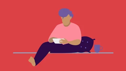 Man on iPad Abstract HD 스톡 동영상 111572916