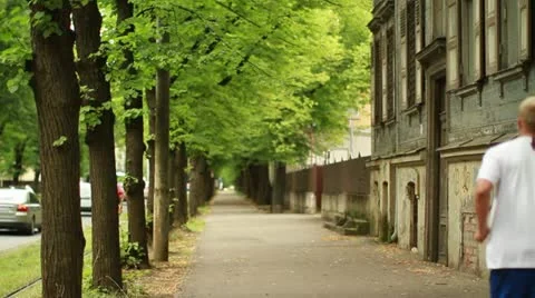 Man jogging Stock Footage 11569793