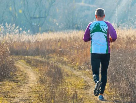 Man jogging Stock Photos