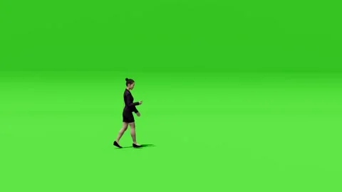 Man Jogging Realistic 3D Render on Green Screen Video stock 312972972