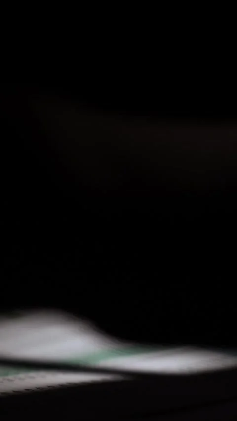 Man journaling his thoughts into notebook, because he has some sort of depr.. 스톡 동영상 295785159