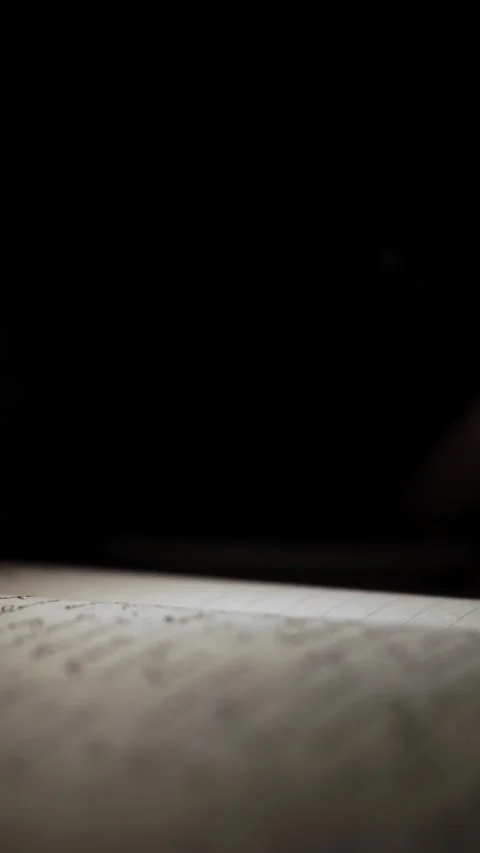 Man journaling his thoughts into notebook, because he has some sort of depr.. Stock-Footage 295785208