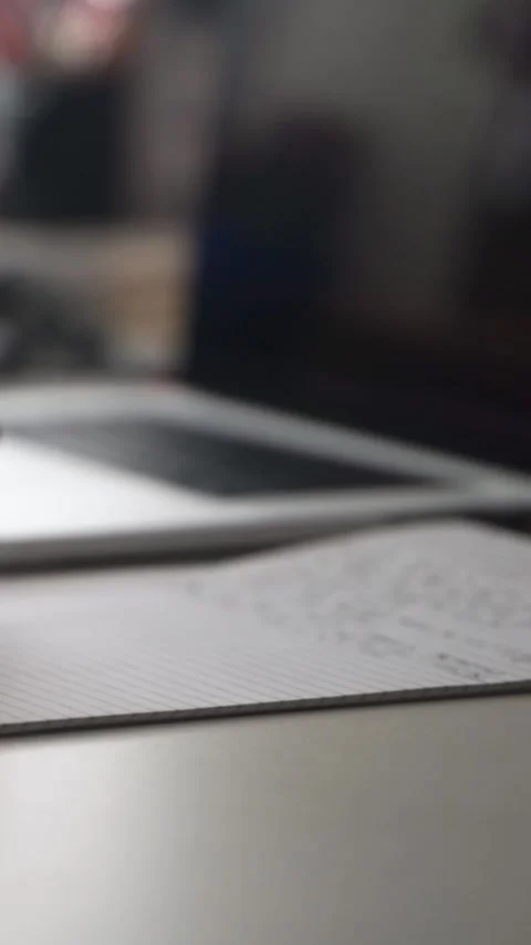 Man journaling thoughts into notebook 스톡 동영상 304091305