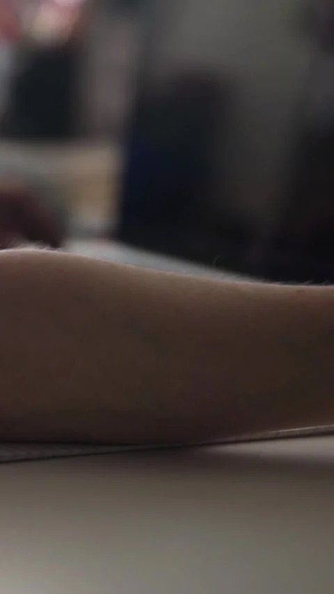 Man journaling thoughts into notebook Video stock 304091306