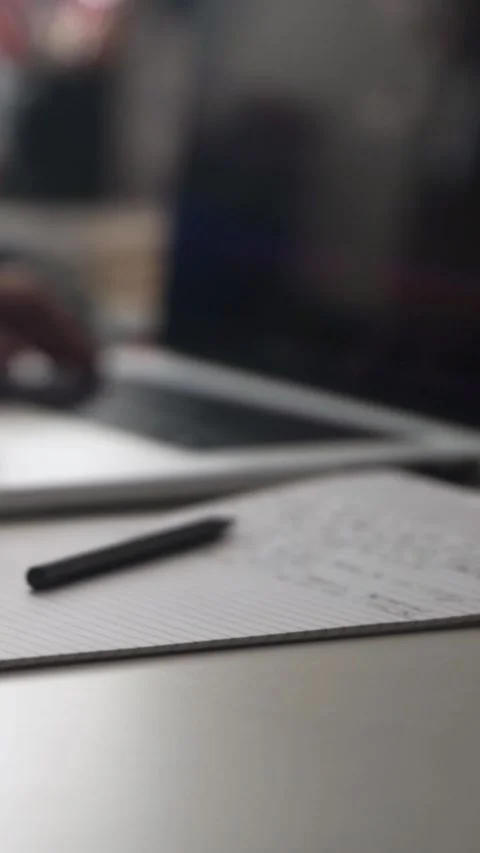 Man journaling thoughts into notebook Stock-Footage 304091309