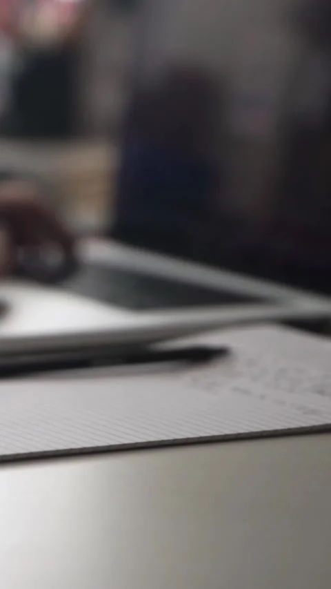 Man journaling thoughts into notebook Stock Footage 304091536