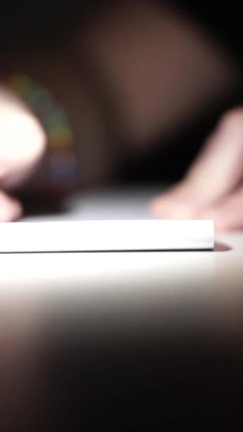 Man journaling thoughts into notebook Stock Footage 304091798