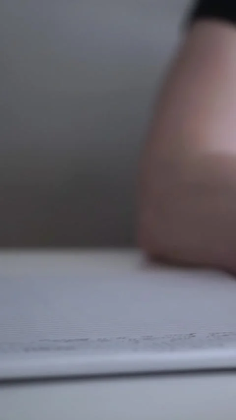 Man journaling thoughts into notebook Video stock 304091862