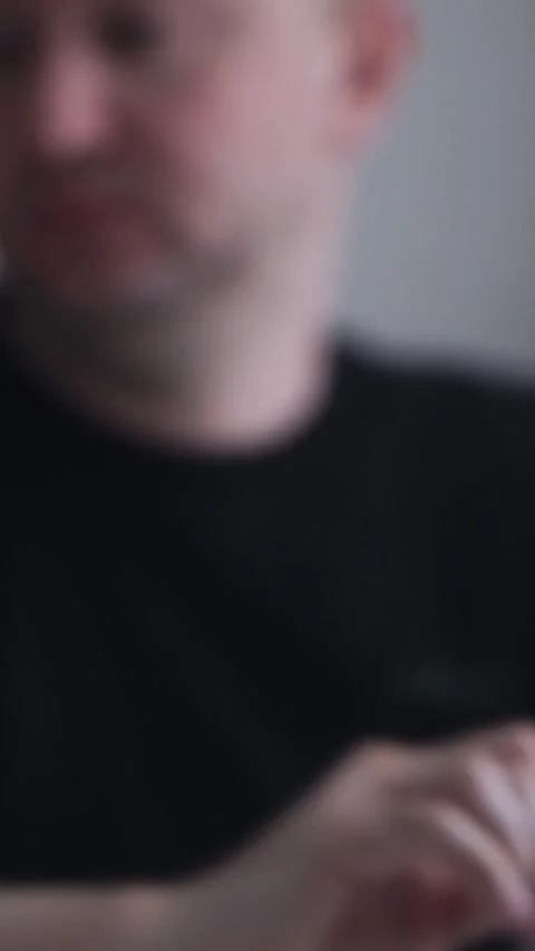 Man journaling thoughts into notebook 스톡 동영상 304093585